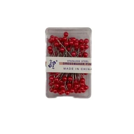 سوزن ته گرد مرواریدی قرمز (عمده)